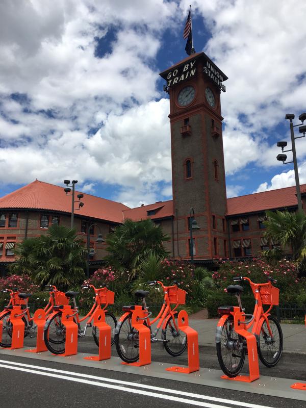 Biketown racks