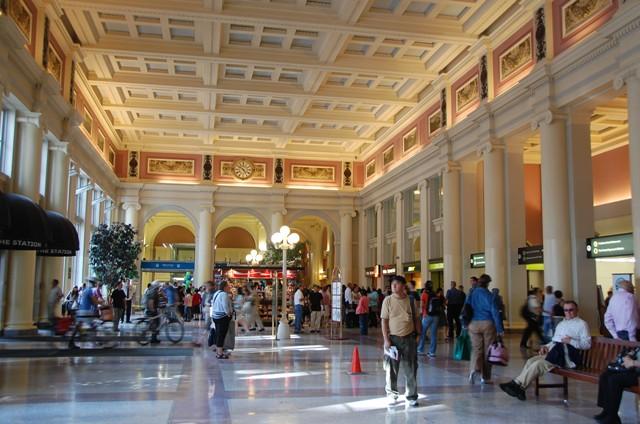 Inside Pacific Central Station