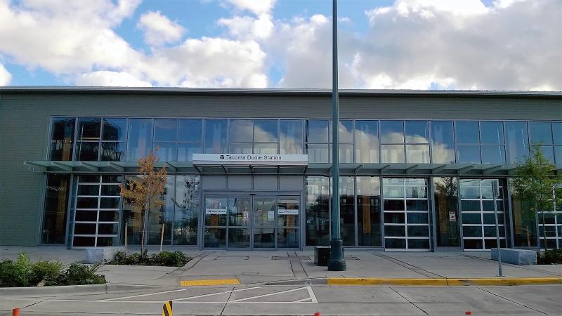 Tacoma Dome Station front exterior